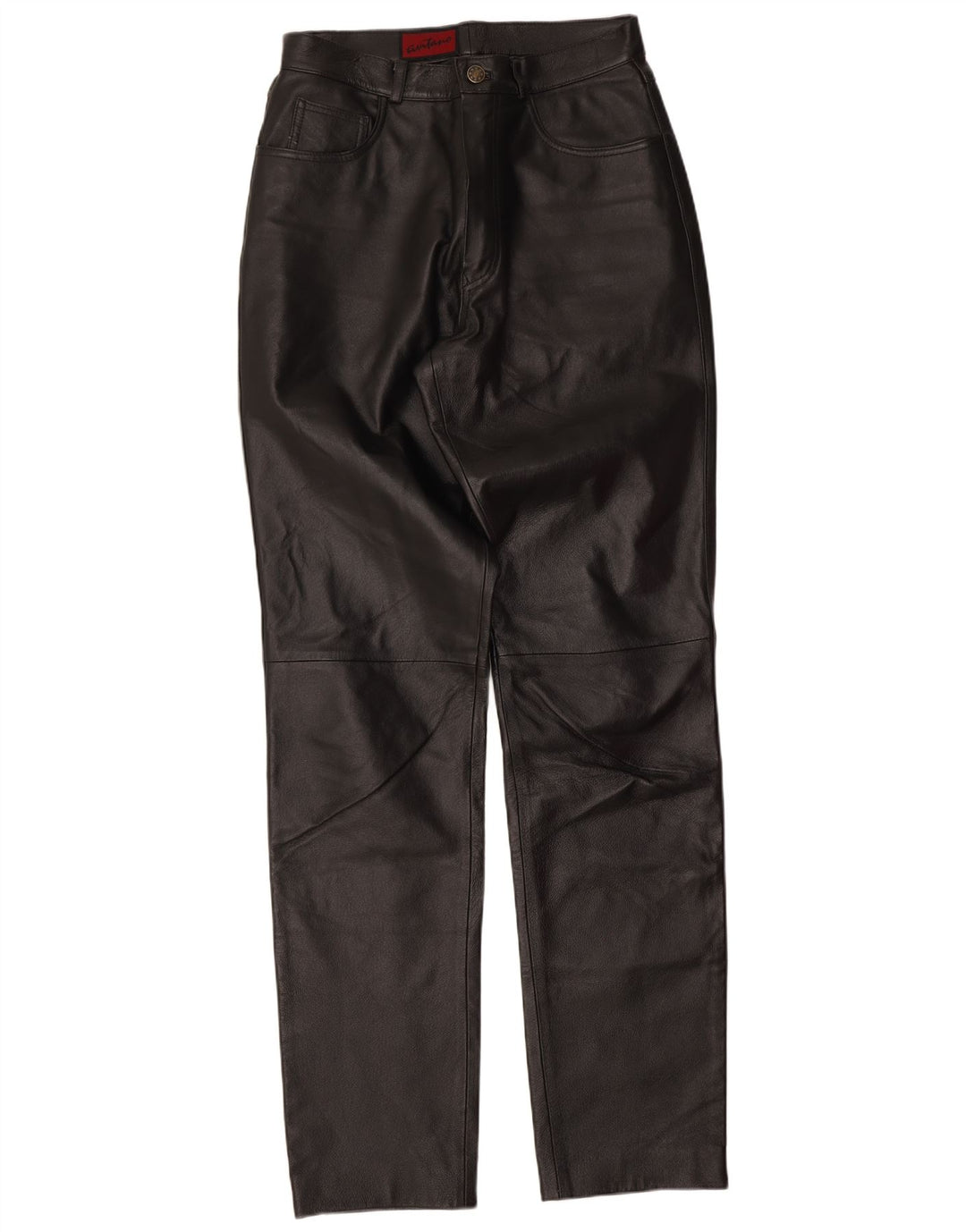 Pantaloni in pelle slim da donna Avitano EU 38 Medium W26 L33 Neri