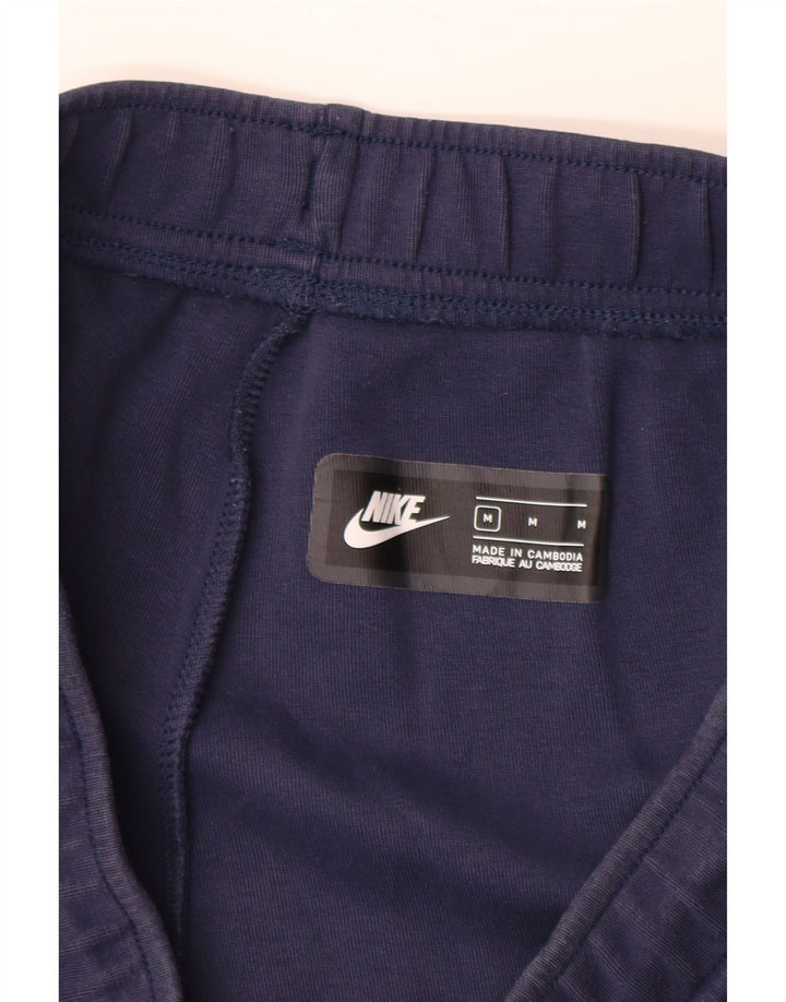 Pantaloncini sportivi Nike da uomo, cotone medio blu navy
