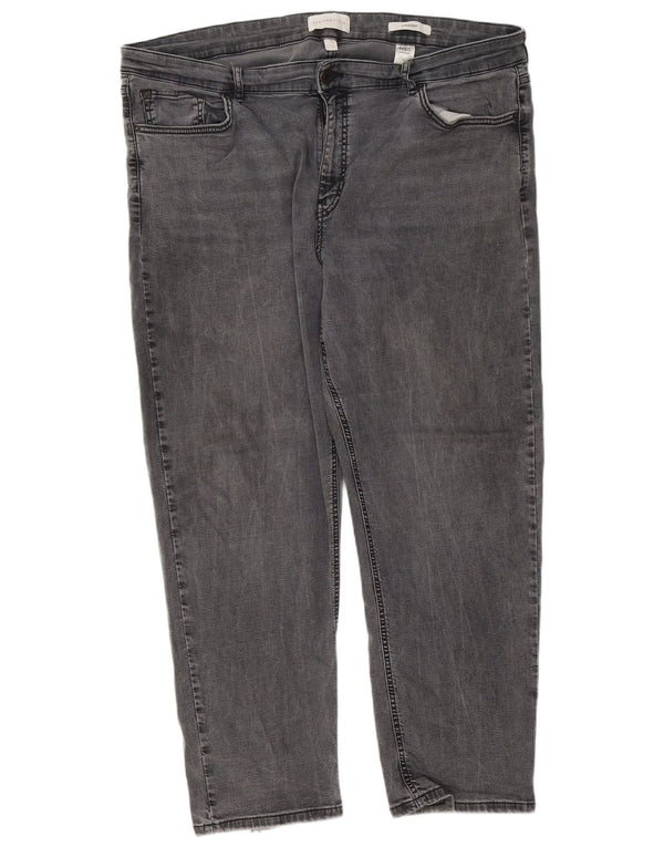 Jeans dritti Marks & Spencer da donna Per Una UK 22 3XL W42 L28 Grigio