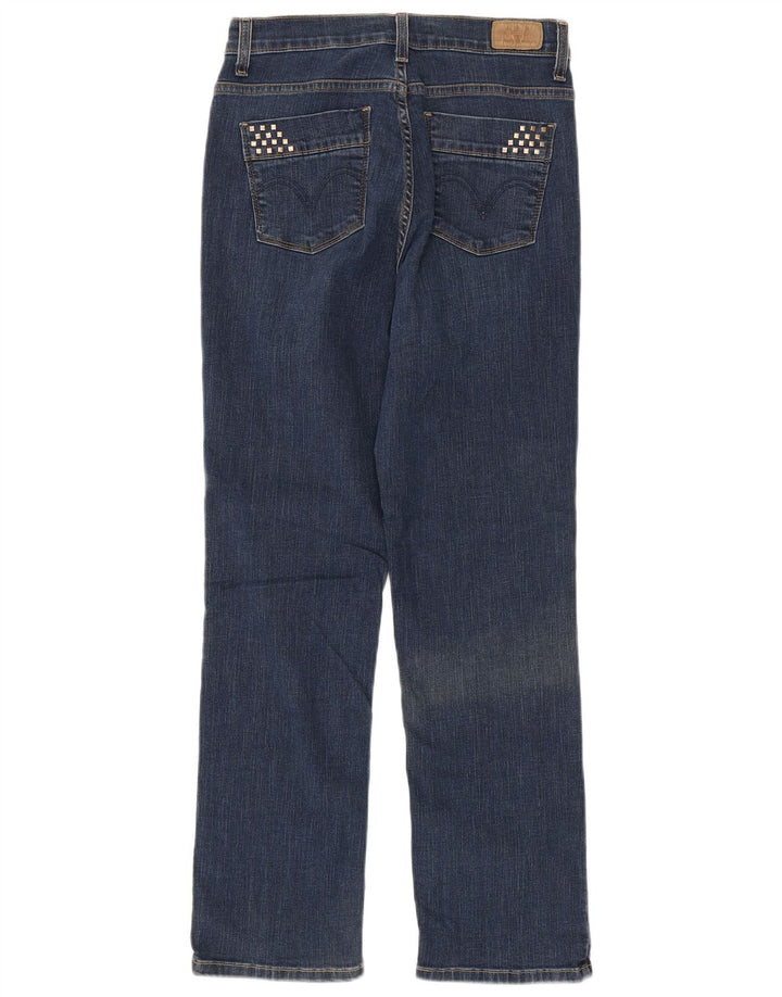 Levi's Donna 512 Jeans dritti US 10 Large W28 L29 Blu Navy