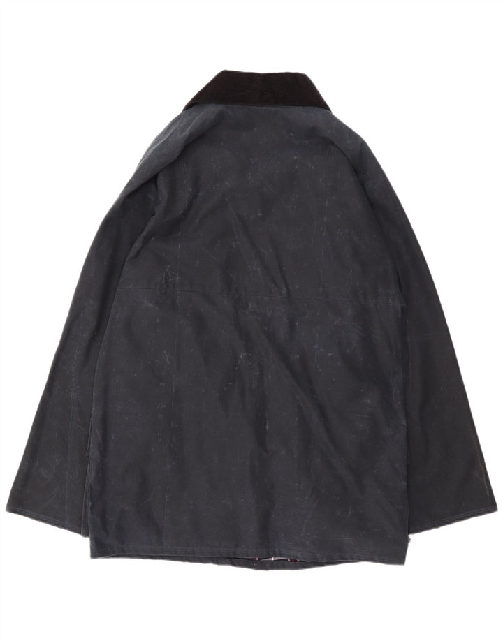 Giacca cerata da uomo blu Oxford EU 48/50 medio blu navy screziato