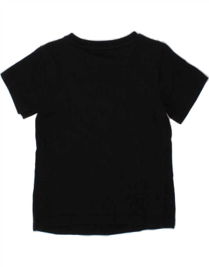 ADIDAS Boys Graphic T-Shirt Top 3-4 Years Black Vintage Adidas and Second-Hand Adidas from Messina Hembry 
