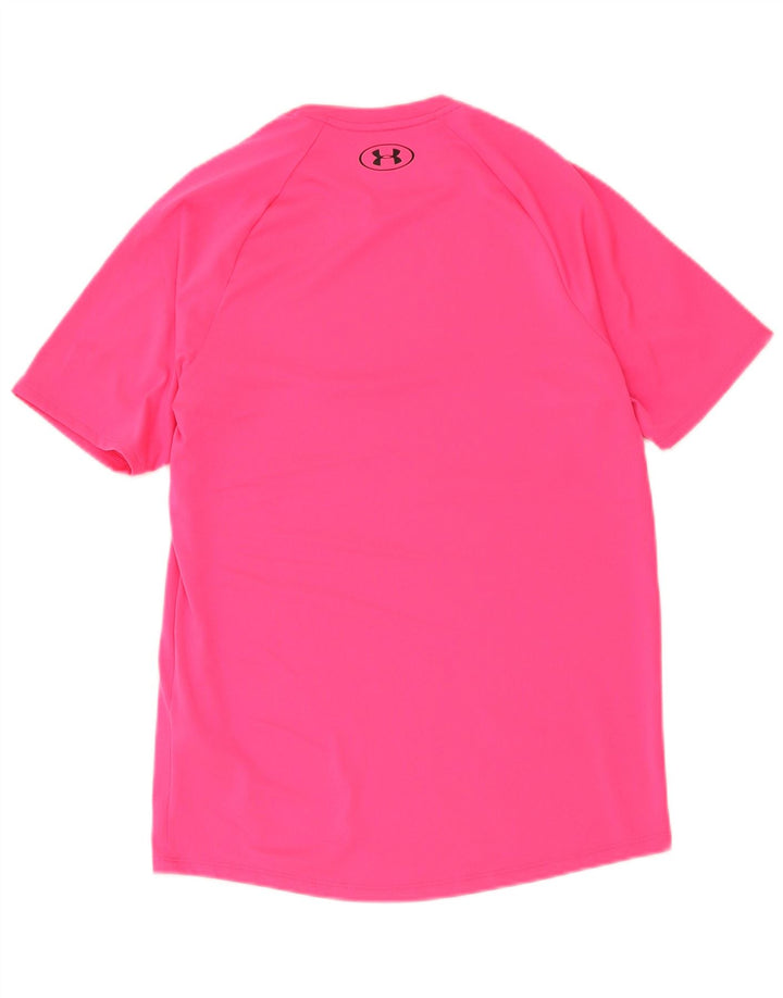 T-shirt da uomo Under Armour Top Small rosa in poliestere