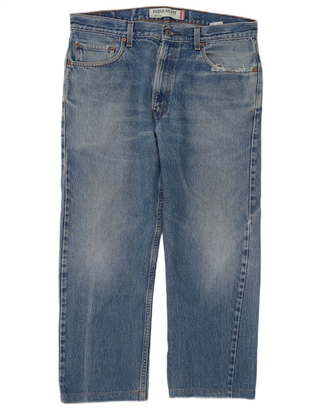 Jeans dritti da uomo Levi's 505 vestibilità regolare W36 L26 cotone blu