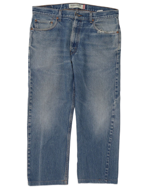 Jeans dritti da uomo Levi's 505 vestibilità regolare W36 L26 cotone blu