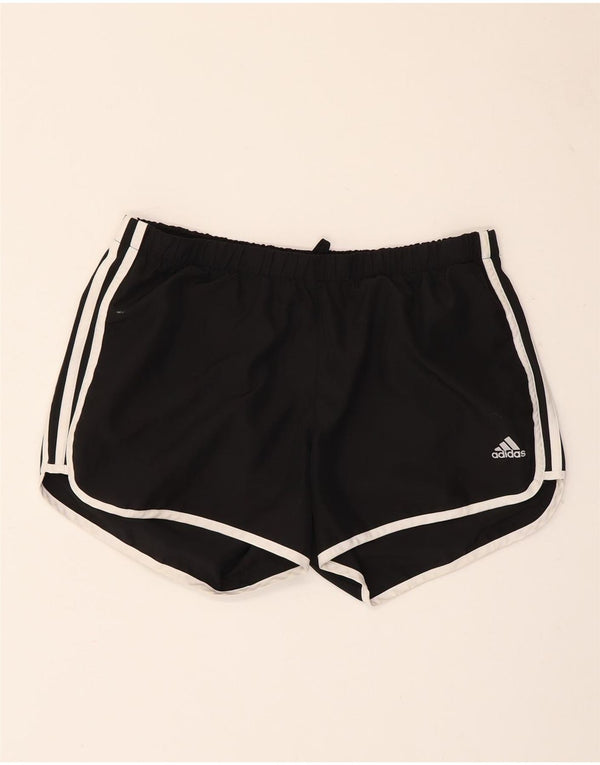 Pantaloncini sportivi Adidas Aeroready da donna UK 14 Medium Nero Poliestere