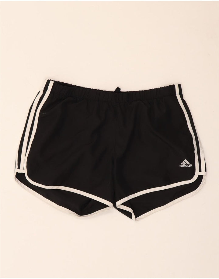 Pantaloncini sportivi Adidas Aeroready da donna UK 14 Medium Nero Poliestere