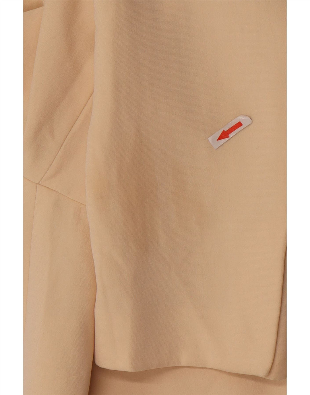 Giacca blazer oversize a 2 bottoni da donna Zara UK 10 piccola in poliestere beige