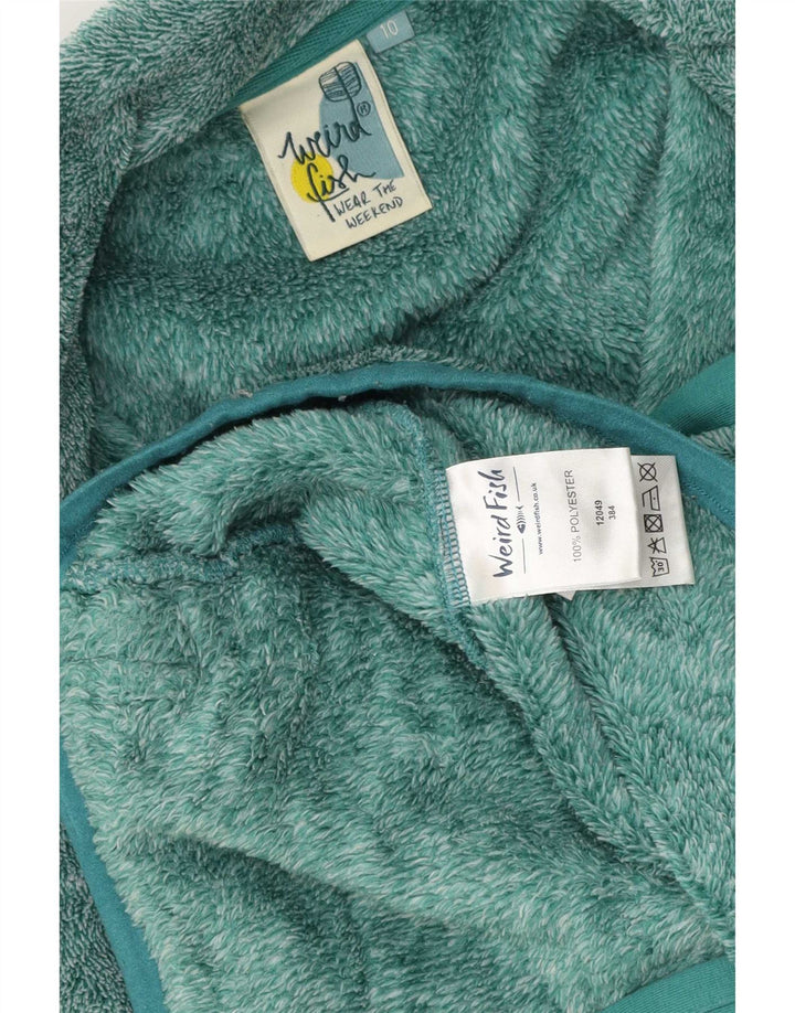 Giacca in pile da donna Weird Fish UK 10 Small Verde Poliestere