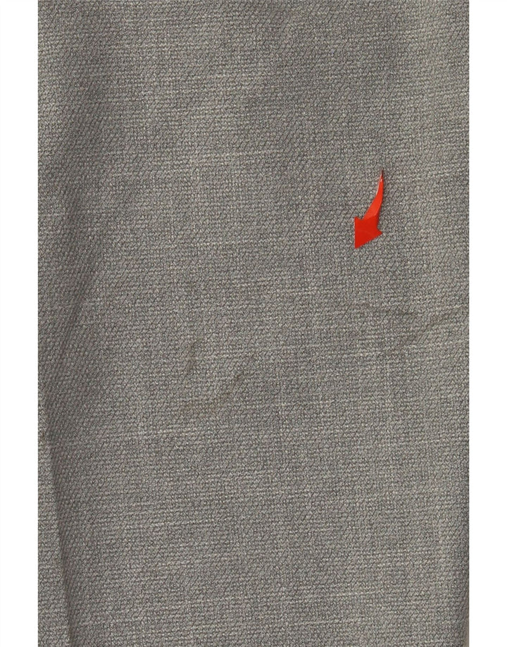 Pantaloni da abito dritti da donna ZARA EU 40 Medium W30 L26 Poliestere grigio