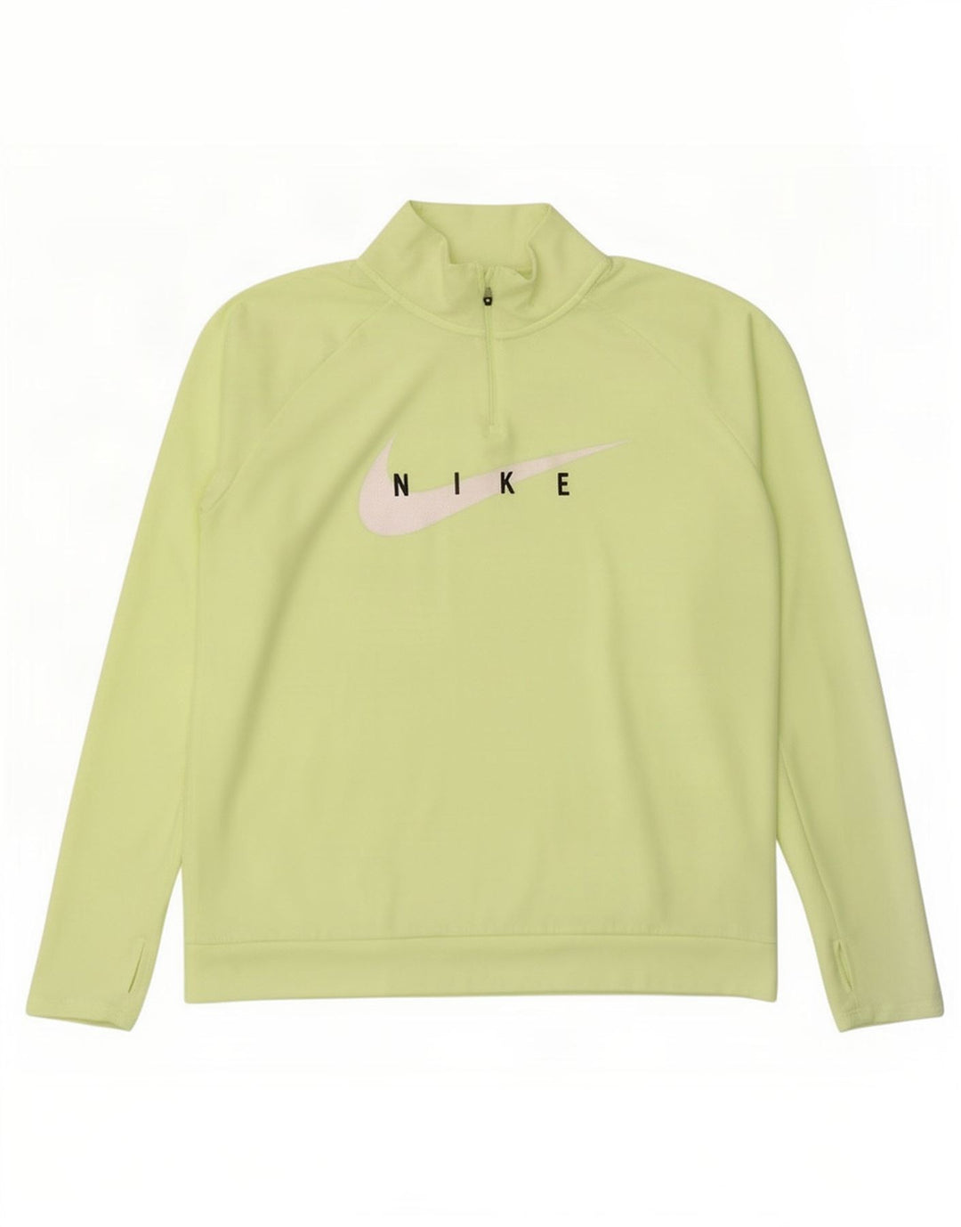 Maglia Nike da uomo a manica lunga grande verde poliestere