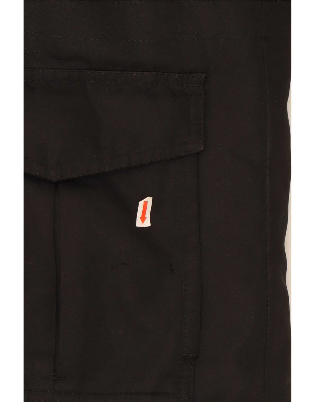 Giacca da sci con cappuccio da uomo Hollister UK 36 Small Nero Poliestere