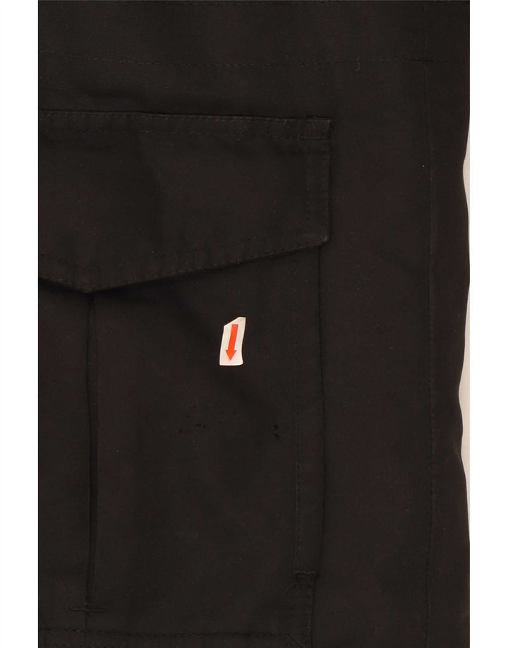 Giacca da sci con cappuccio da uomo Hollister UK 36 Small Nero Poliestere