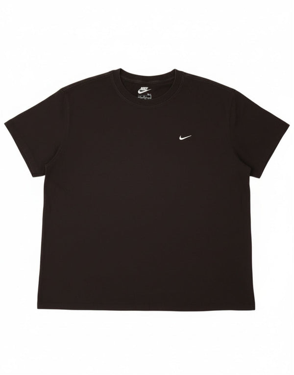 T-shirt Nike da uomo dal taglio ampio, XL, in cotone nero