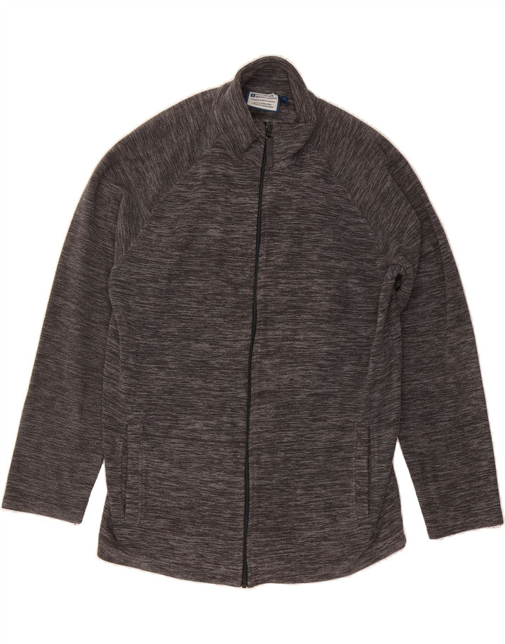 MOUNTAIN WAREHOUSE Mens Fleece Jacket UK 40 Large Grey Flecked Polyester Vintage Mountain Warehouse and Second-Hand Mountain Warehouse from Messina Hembry 