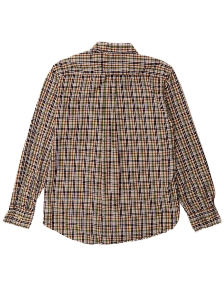 Tommy Hilfiger Camicia da uomo slim fit in flanella a quadri multicolori grandi