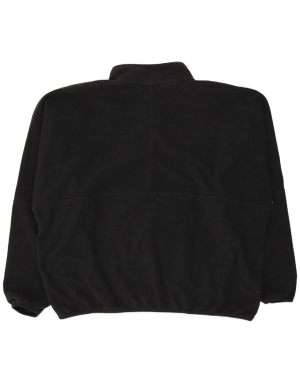 Maglione in pile Nike da uomo con zip e collo 2XL poliestere verde