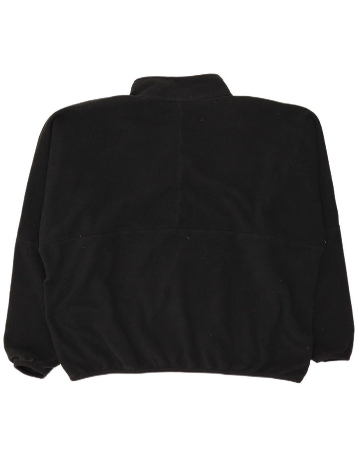 Maglione in pile Nike da uomo con zip e collo 2XL poliestere verde