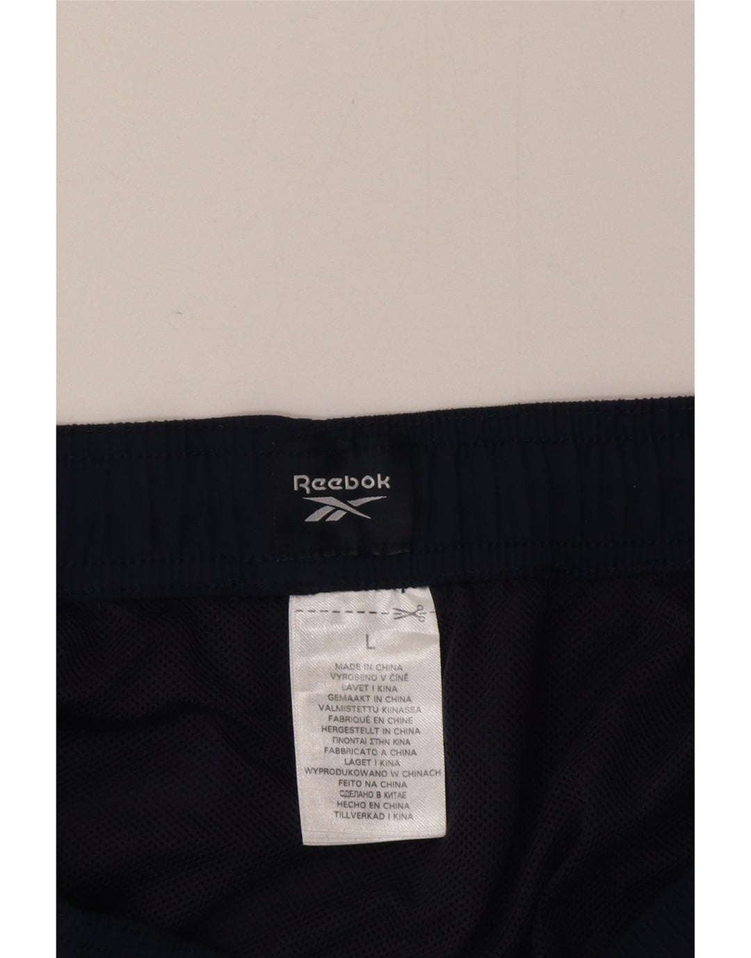 Pantaloncini da bagno Reebok da donna con grafica UK 16 Large blu navy in poliestere