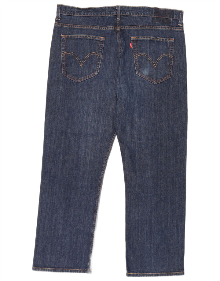 Jeans dritti da uomo Levi's W38 L28 cotone blu