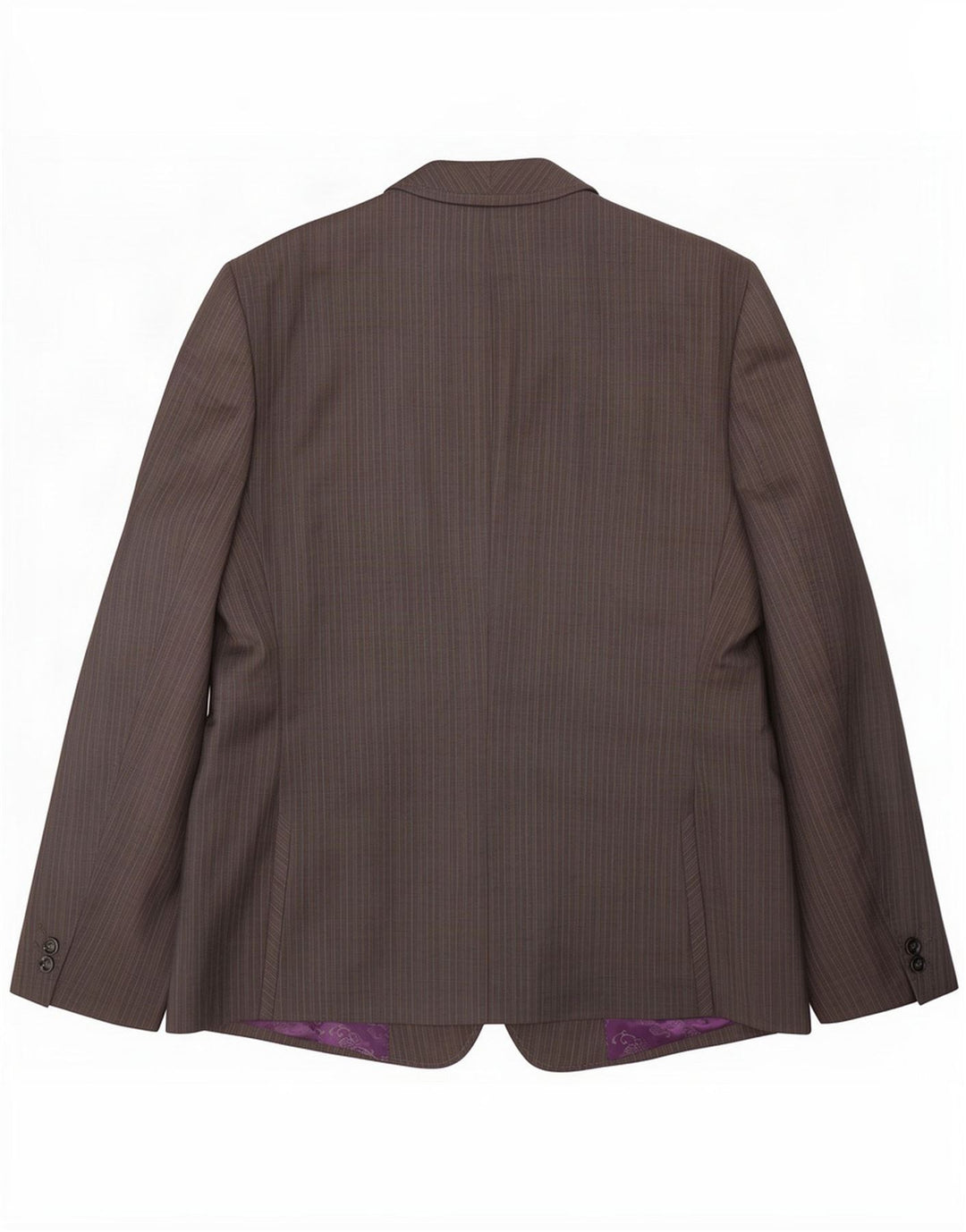 Ted Baker Giacca blazer da uomo a 1 bottone UK 44 2XL Lana gessata grigia