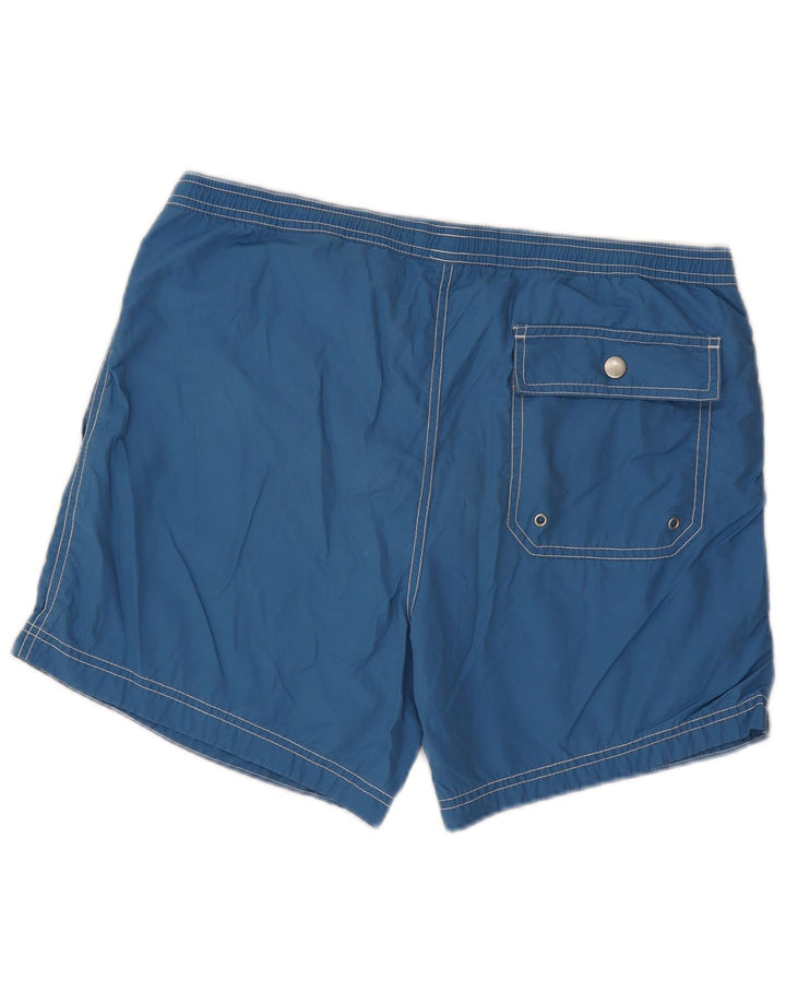 Pantaloncini da bagno da uomo Jack Wills in cotone blu medio