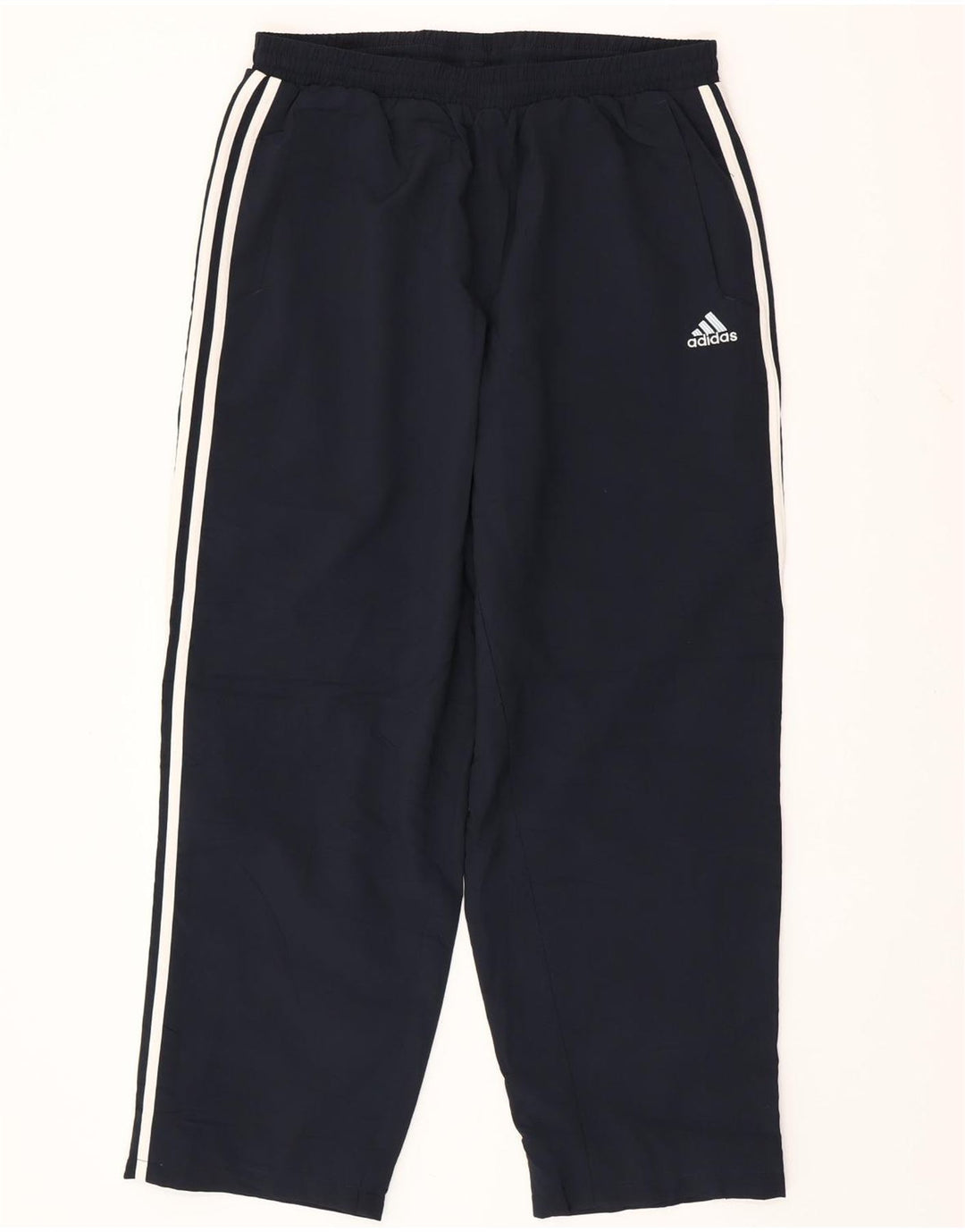 Pantaloni da tuta da uomo ADIDAS UK 40/42 Poliestere blu navy medio