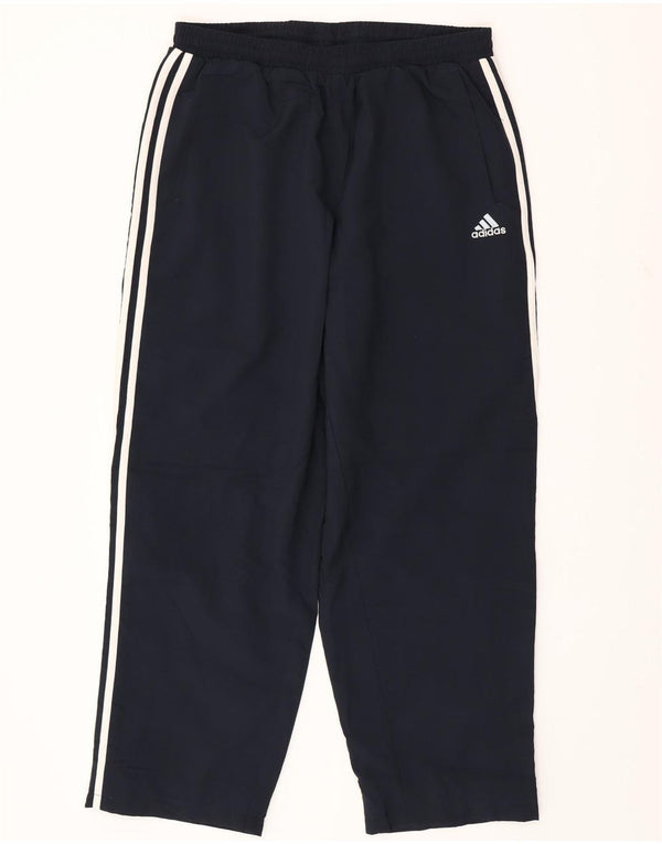 Pantaloni da tuta da uomo ADIDAS UK 40/42 Poliestere blu navy medio