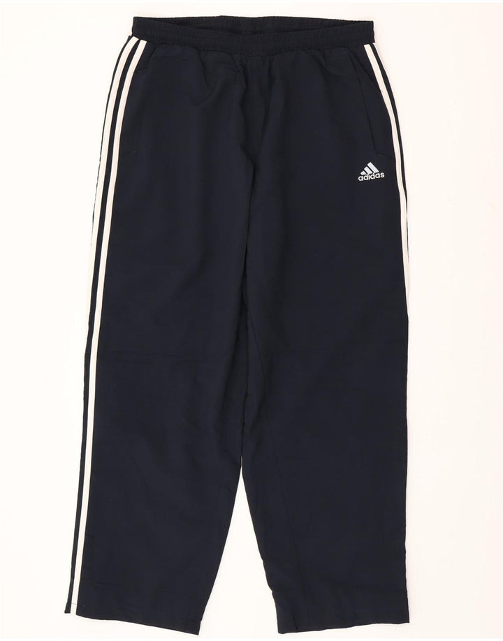 Pantaloni da tuta da uomo ADIDAS UK 40/42 Poliestere blu navy medio