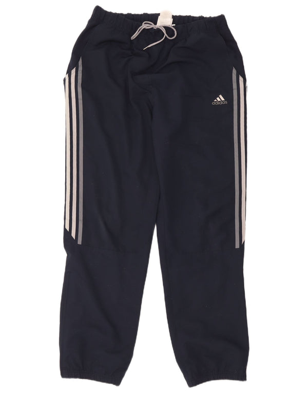 Pantaloni da tuta da donna Adidas Joggers grandi sportivi in poliestere blu navy