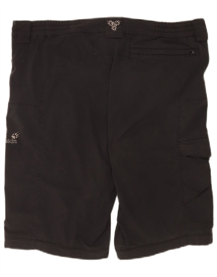 Pantaloncini cargo da donna Jack Wolfskin UK 12/14 Medi W34 Neri