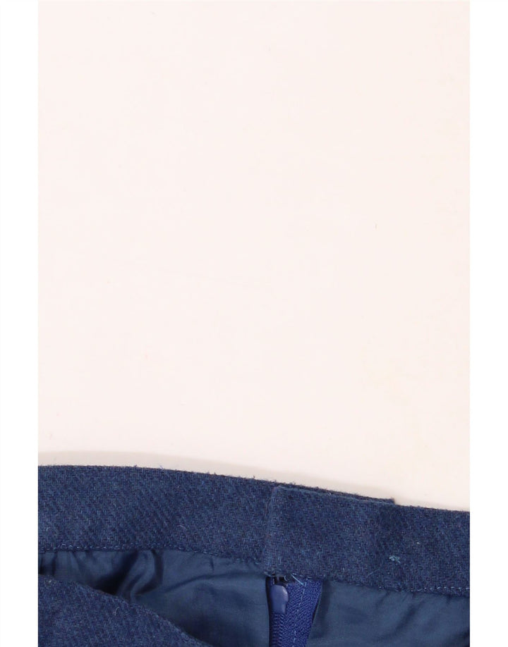 VINTAGE Womens A-Line Skirt  W32 Large Blue Vintage Vintage and Second-Hand Vintage from Messina Hembry 