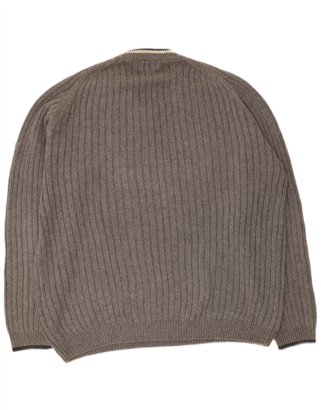 Tom Tailor Maglione da uomo con scollo a V XL Grigio Ramie