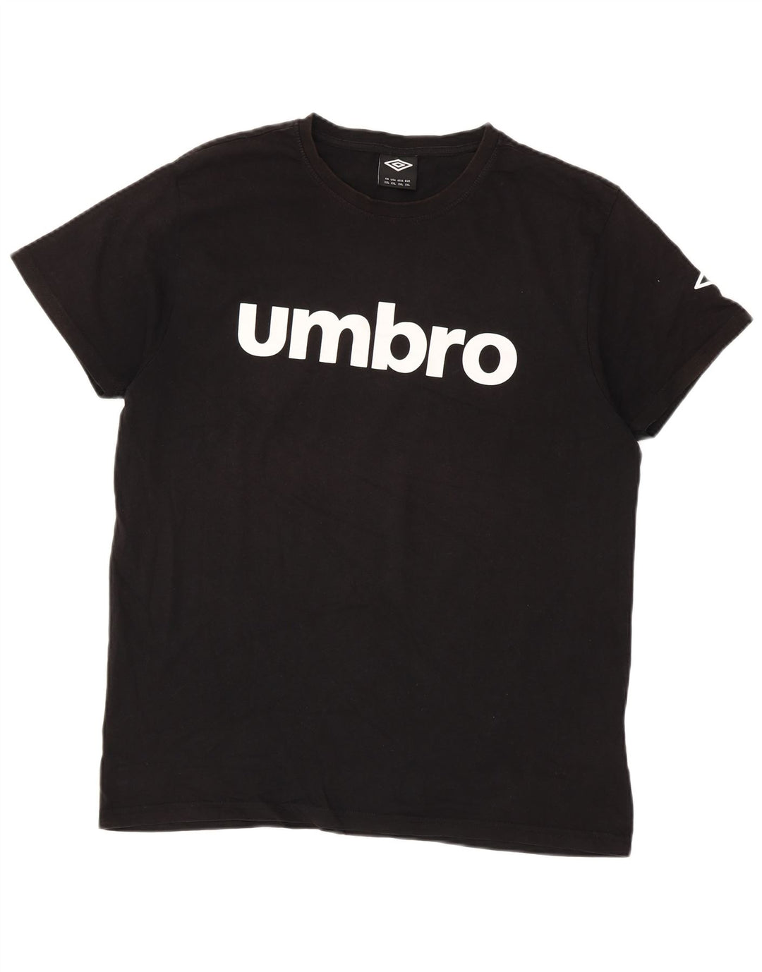 T-shirt grafica da uomo UMBRO Top 2XL cotone nero
