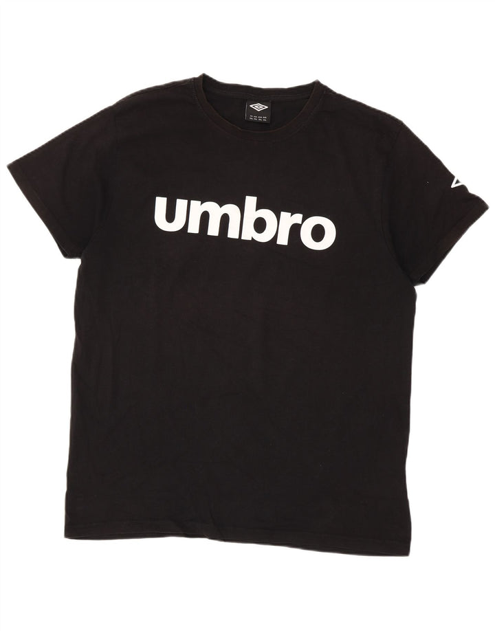 T-shirt grafica da uomo UMBRO Top 2XL cotone nero