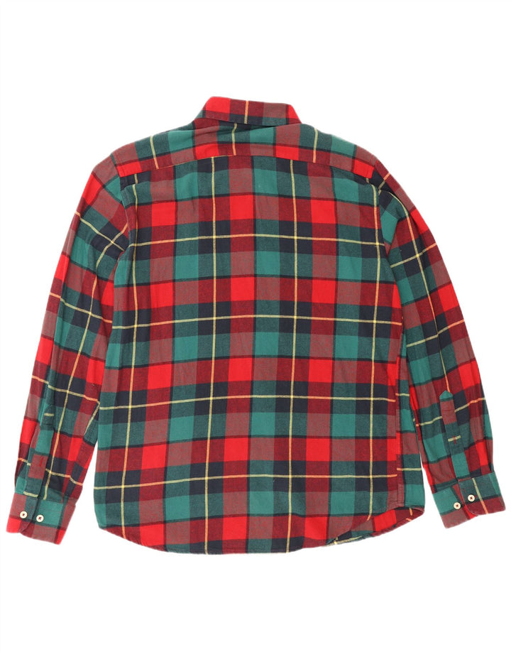 Camicia Carrera Uomo Large in cotone a quadri multicolore