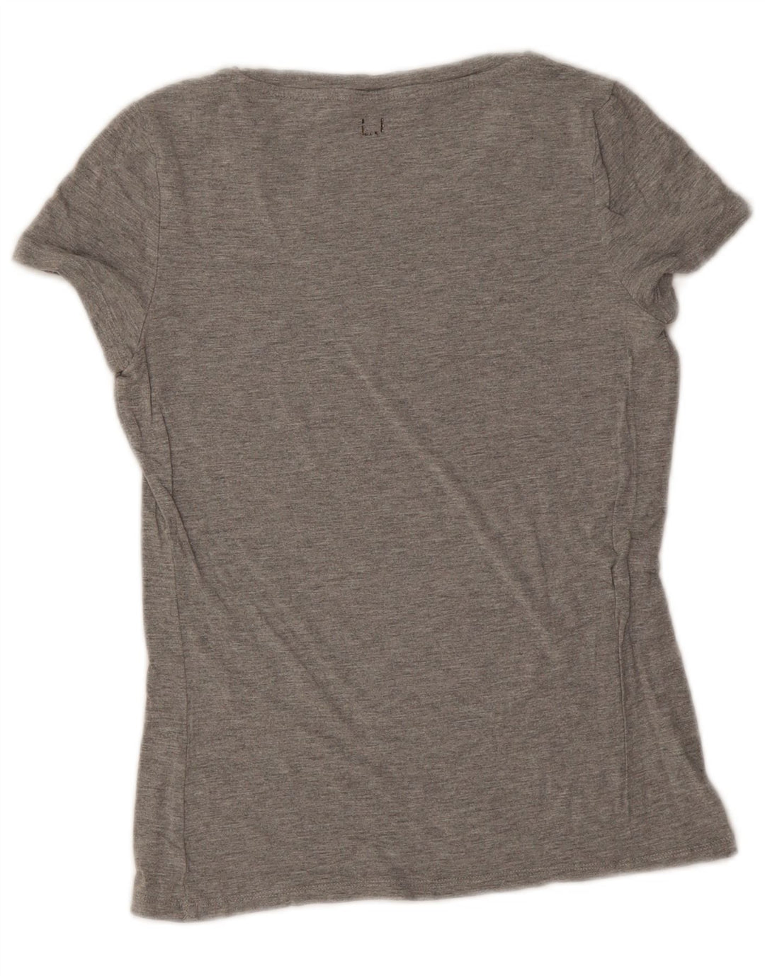 T-shirt grafica da donna Liu Jo Top UK 8 Small Grey Flecked