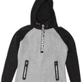 Felpa con cappuccio grafica da donna SUPERDRY UK 14 Blocco colore grigio medio
