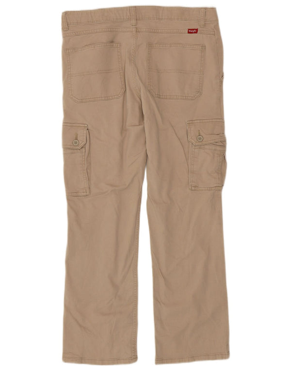 Pantaloni cargo dritti Husky Wrangler per ragazzi 15-16 anni W32 L27 Beige