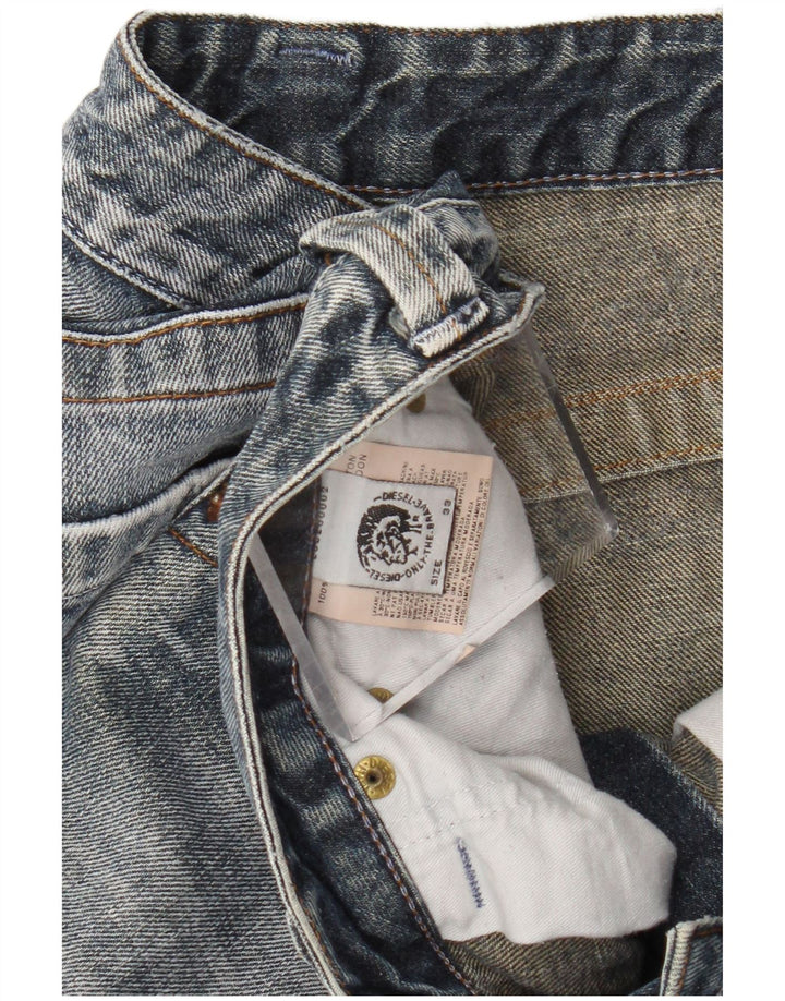 Jeans dritti da uomo DIESEL W33 L30 in cotone blu