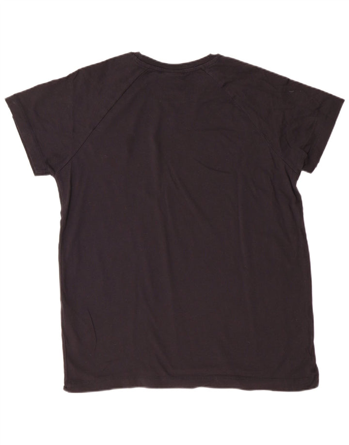 T-shirt grafica da donna Champion Top XL in cotone nero