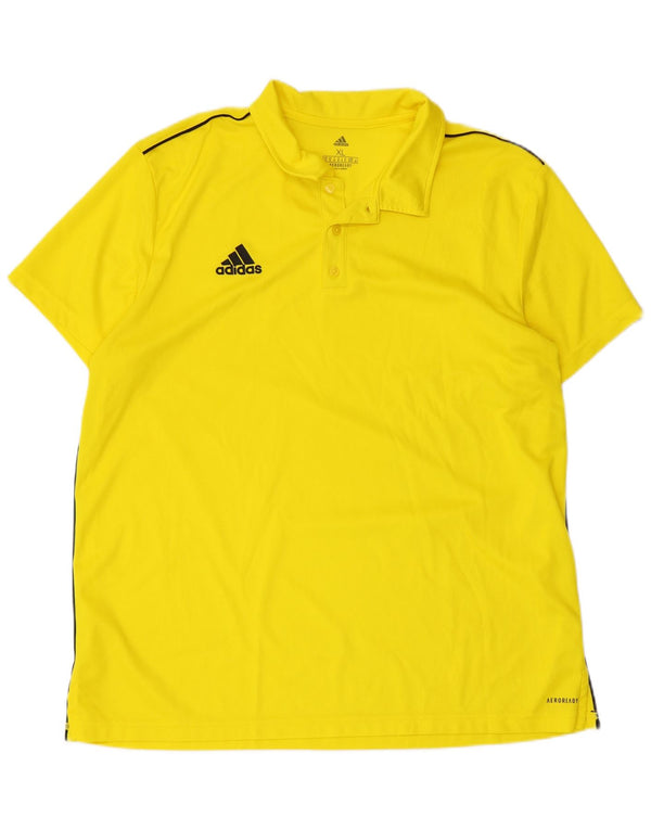 Polo Adidas Aeroready da uomo XL gialla