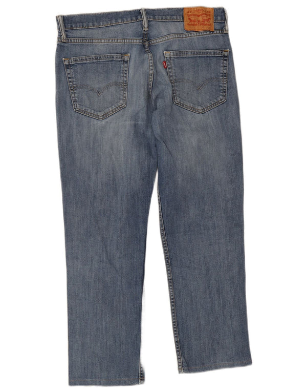 Levi's Uomo 511 Jeans slim cropped W33 L25 Cotone Blu