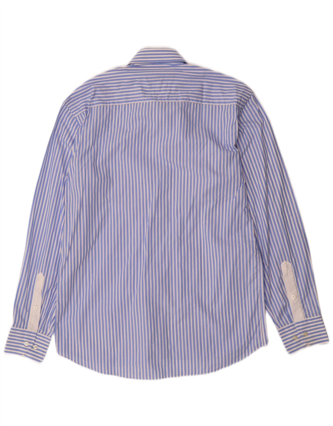 Camicia da uomo HARRY & SONS taglia 39 15 1/2 cotone a righe blu medio