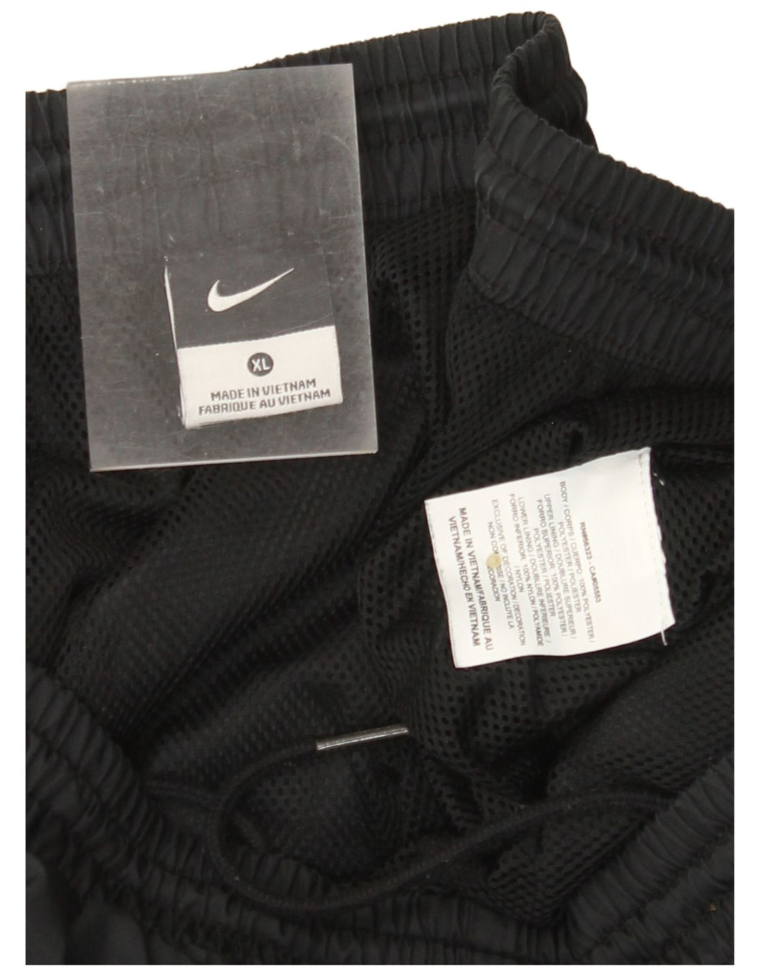 Pantaloni da tuta da uomo NIKE XL Poliestere color block nero