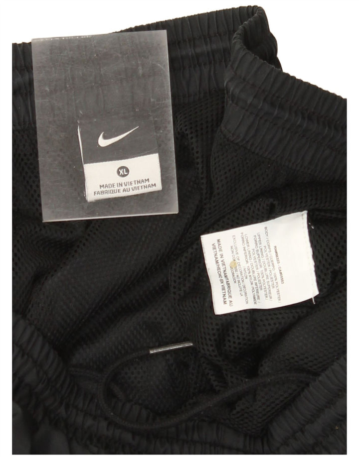 Pantaloni da tuta da uomo NIKE XL Poliestere color block nero