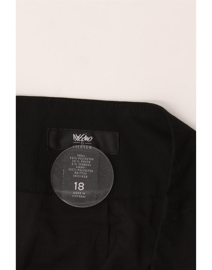 MOSSIMO Womens Pencil Skirt US 18 2XL W40  Black Polyester Vintage Mossimo and Second-Hand Mossimo from Messina Hembry 