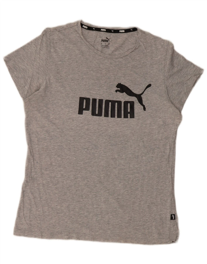T-shirt grafica PUMA da donna UK 14 Grigio medio