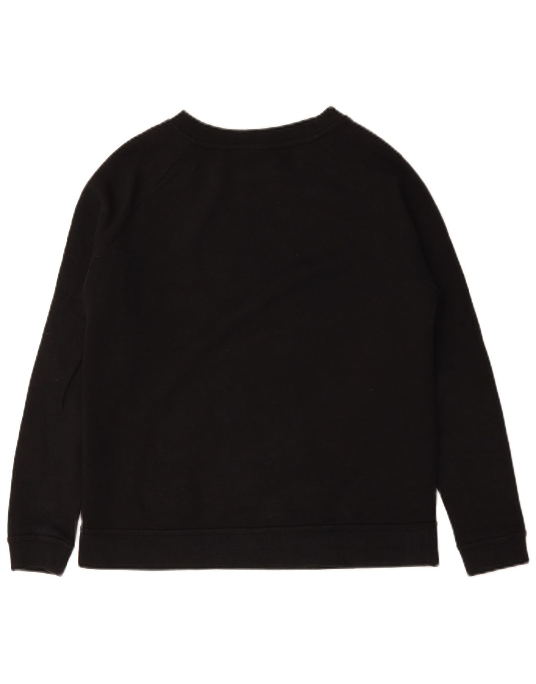 Felpa oversize con grafica Nike da donna UK 10 piccola in cotone nero