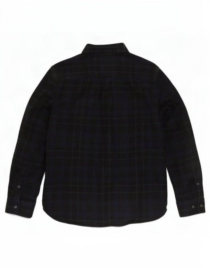 The North Face Camicia da uomo in flanella di cotone a quadri blu navy medio